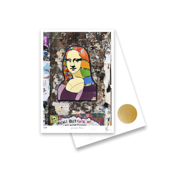 Fine Art Colecionável Rainbow Mona